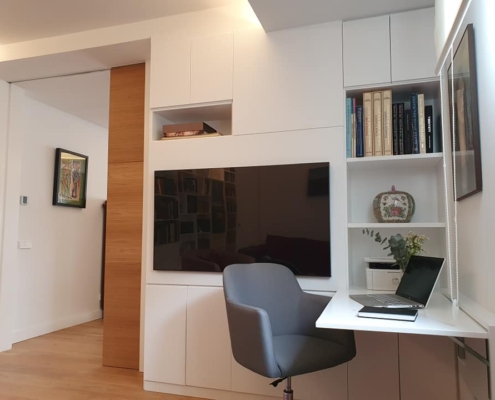 Proyecto completo de interiorismo y reforma terminada.