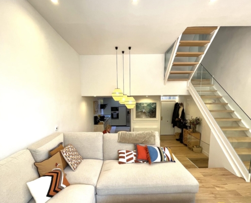 Proyecto de interiores en obra nueva con estilo actual. Proyecto de interiores en obra nueva con estilo actual.